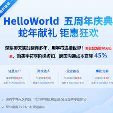 HelloWorld五周年庆典